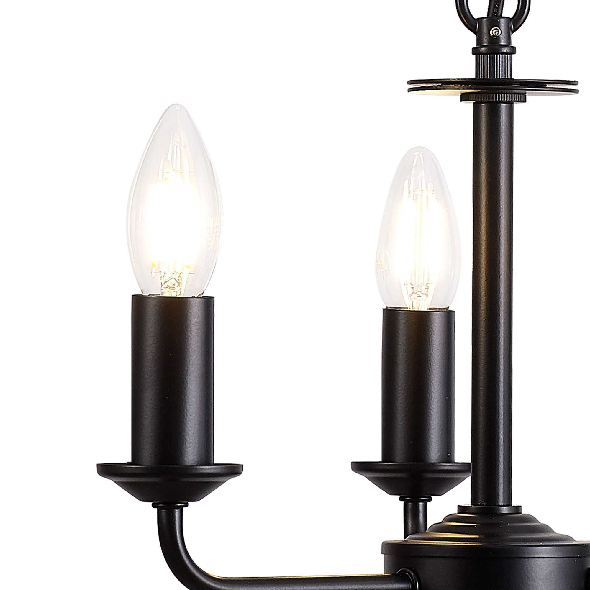 Banyan Pendant 3 Light Matt Black D0698  Deco Banyan